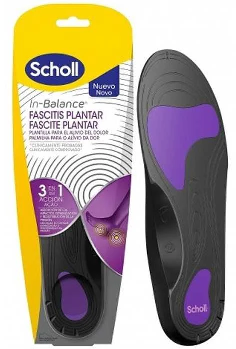 Scholl In-Balance Plantar vidpadžiai su fascitu 2 vnt dydis S