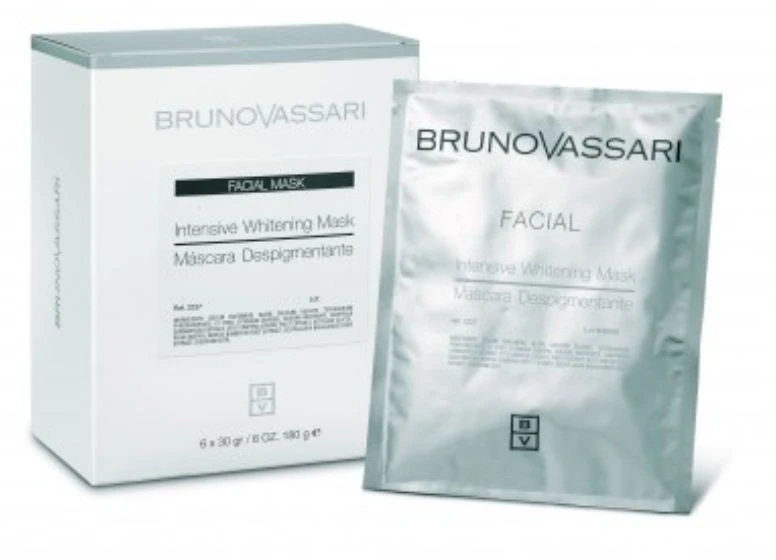 Rinkinys Bruno Vassari Baltas balinamoji nulupama veido kaukė dienai ir nakčiai, 6 vnt., 30 g