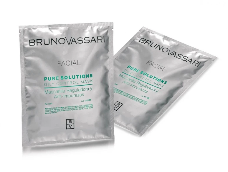 Bruno Vassari „Pure Solutions“ arbatmedžio aliejus pašalina nešvarumus ir nulupamą veido kaukę, 6 vnt., 30 g