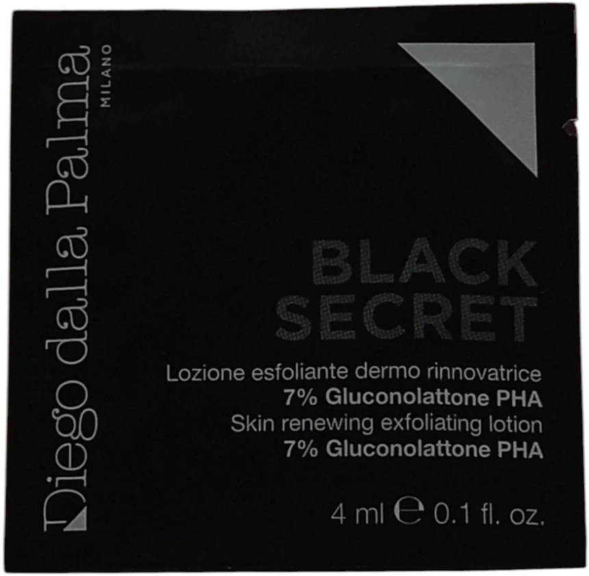 Set, Diego Dalla Palma, Juodas Secret, Exfoliating, Exfoliating Lotion, 8 pcs, 8 ml *Sample