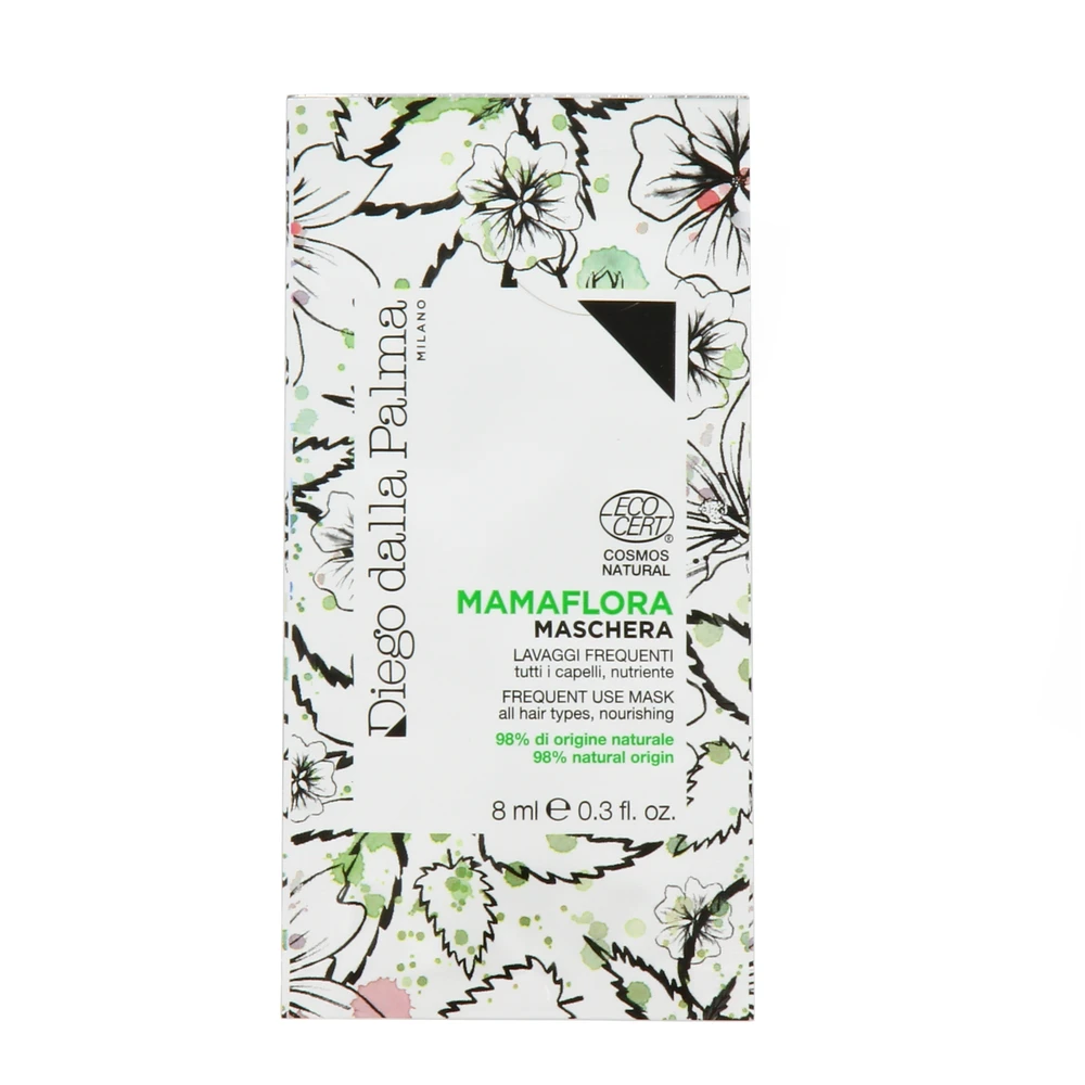 Set Diego Dalla Palma Mama Flora Silicone Free Hair Treatment Kreminis Mask For maitininantis, 15 pcs, 8 ml