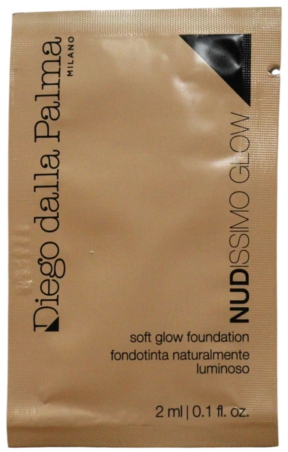 Rinkinys, Diego Dalla Palma, Nudissimo - Glow, Peach - Magnolia Extract, Lengvai padengiantis, Skystas makiažo pagrindas, 255W, rusvai gelsvas Tenero, 12 vnt.
