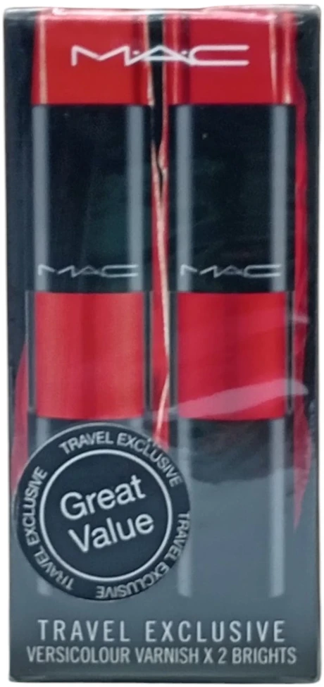 Set Duo MAC Versicolour Varnish Shining Lūpų blizgis Bright, 2 pcs 8.5 ml