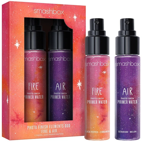 Dviejų spalvų rinkinys, „Smashbox“, „Cosmic Celebration Vanduo Fire - Air“, skystas makiažo pagrindas, 2 vnt., 30 ml