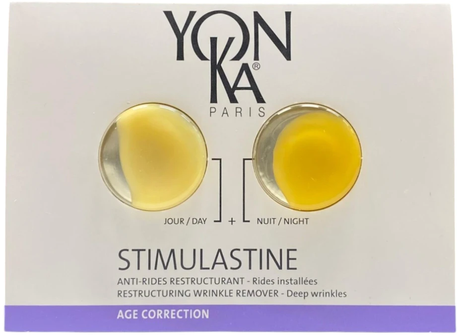 Dvigubas rinkinys, YonKa, amžiaus korekcija, raukšlių mažinimas, kreminis, veidui, 2 vnt., 1,5 ml *Mėginys