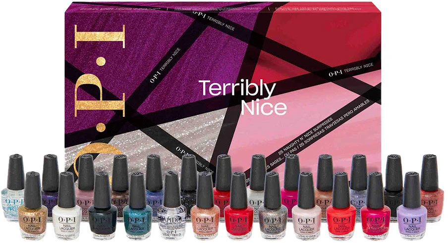 Opi Terribly Nice Makeup Advent Calendar nagų lakų advento kalendorius, 25 × 3,75 ml