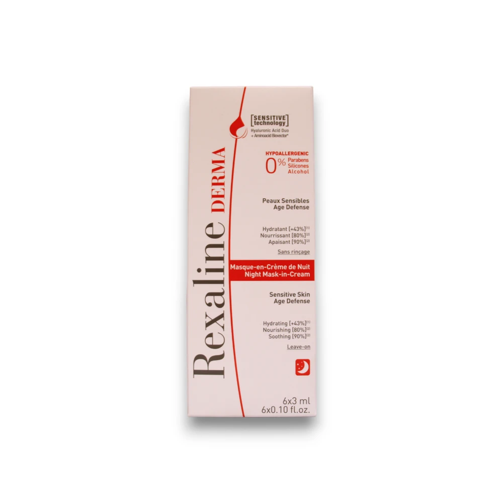 Rexaline Derma Night Mask-In-Kreminis 6x, 3 ml