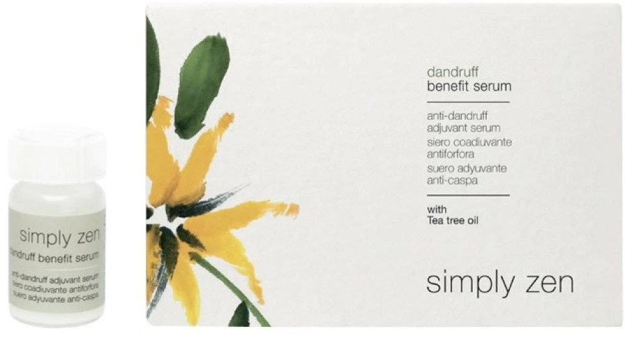 Set Simply Zen Dandruff Benefit Hair Serum Nuo pleiskanų, 12 vnt., 5 ml