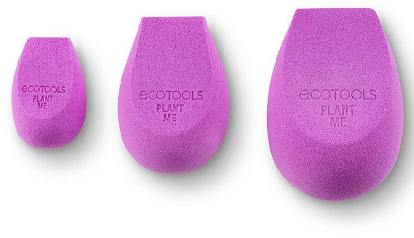 Set Trio, EcoTools, Bioblender, Makeup Sponge, Violetinė, 3 pcs