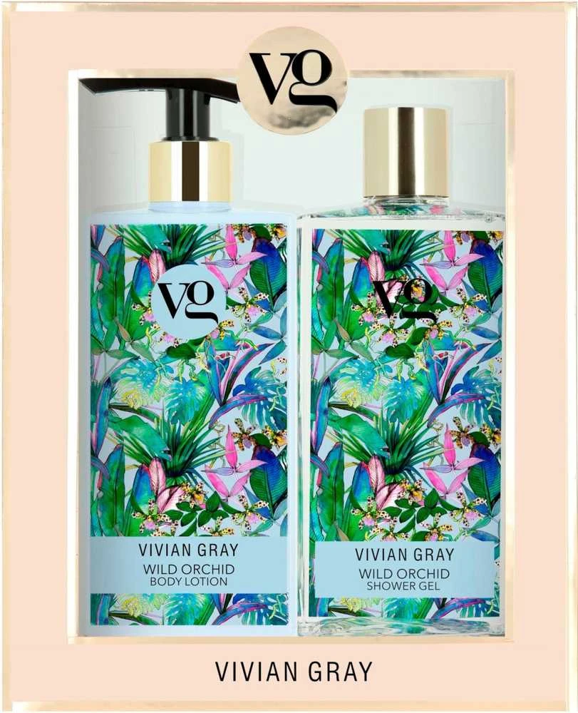 Vivian Gray Vivian Pilkas Wild Orchid kosmetikos rinkinys (dušo želė – kūno losjonas)