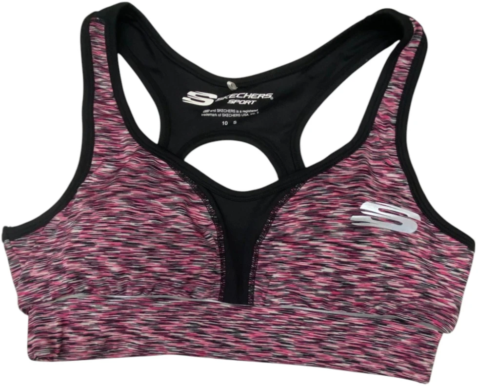„Skechers“, „Erinlined“, sportinė moteriška sintetinė liemenėlė, rausvai raudona, moterims, 10 dydis
