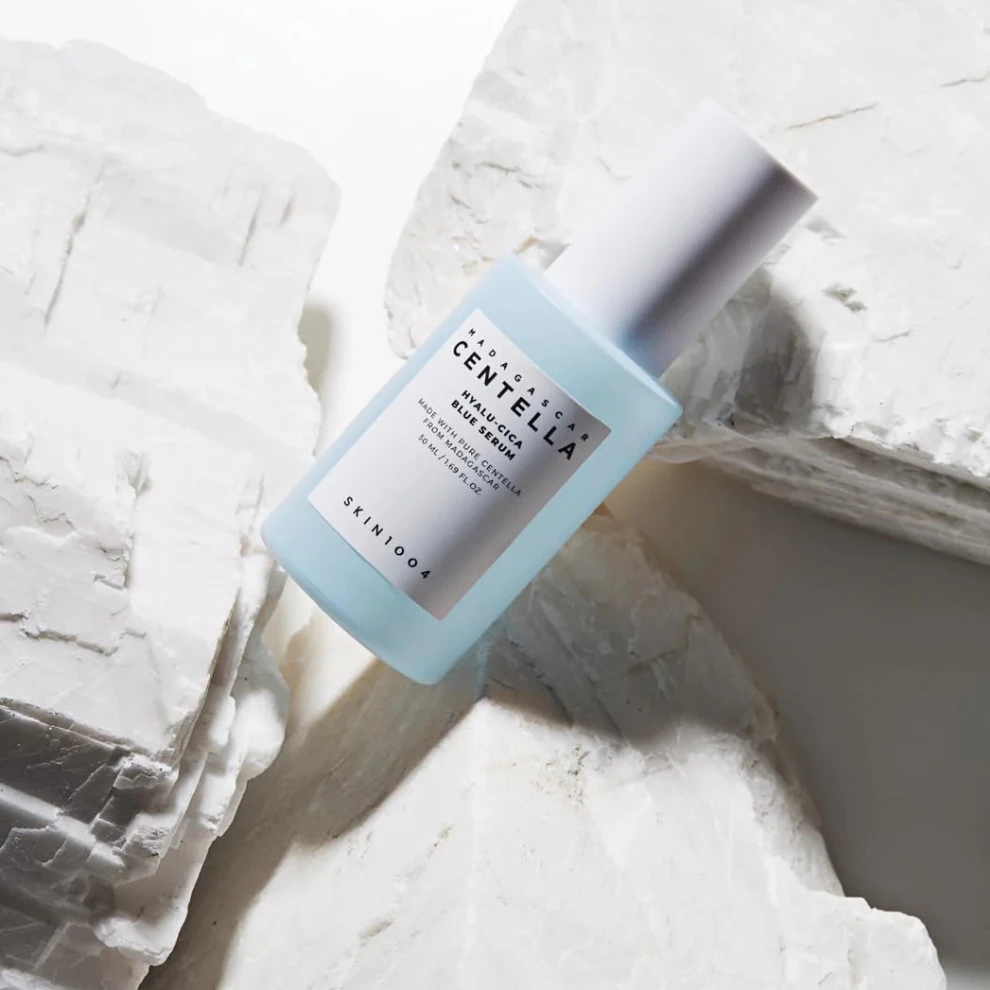 Skin1004 Madagascar Centella Hyalu-Cica Mėlyna Serum veido serumas, 50 ml