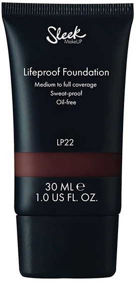 „Sleek MakeUP Lifeproof Oil Free“ itin maskuojantis makiažo pagrindas „Kreminis“ Lp22, 30 ml