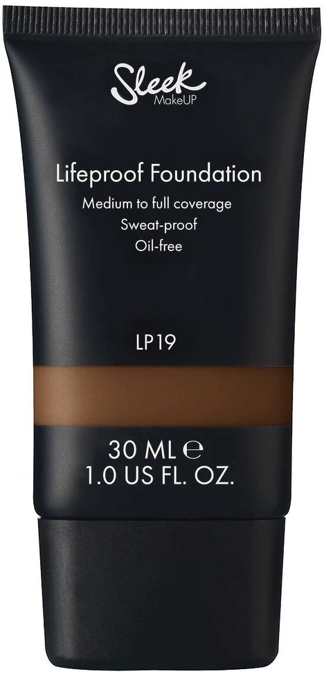 „Sleek MakeUP Lifeproof Oil Free“ itin maskuojantis makiažo pagrindas „Kreminis“ Lp19, 30 ml