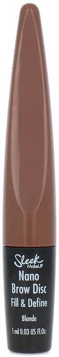 Sleek MakeUP Nano Brow Disc Fill & Define Eyebrow Gel Skirtas šviesiems plaukams, 1 ml