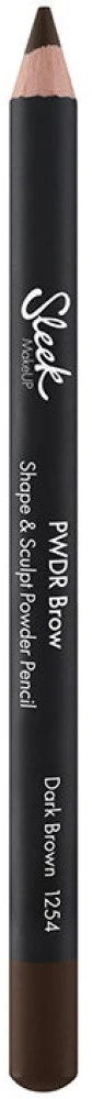 Sleek MakeUP Pwdr Blending Eyebrow Kreminis Pieštukas 1254 Dark Brown 1.29 g