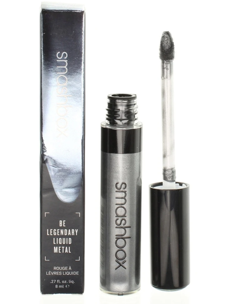 „Smashbox Be Legendary Liquid Metal“ skystų lūpų dažų dėklas, 8 ml