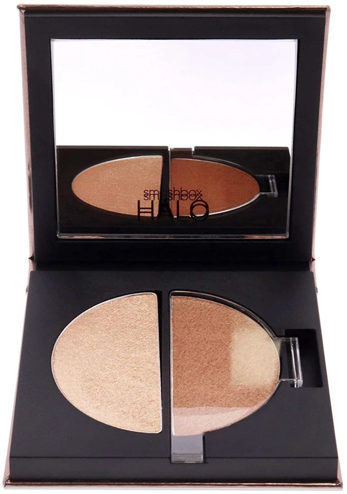 „Smashbox Halo Healthy Glow“ šviesinamųjų šviestuvų paletė „Golden Pearl“, 5 g
