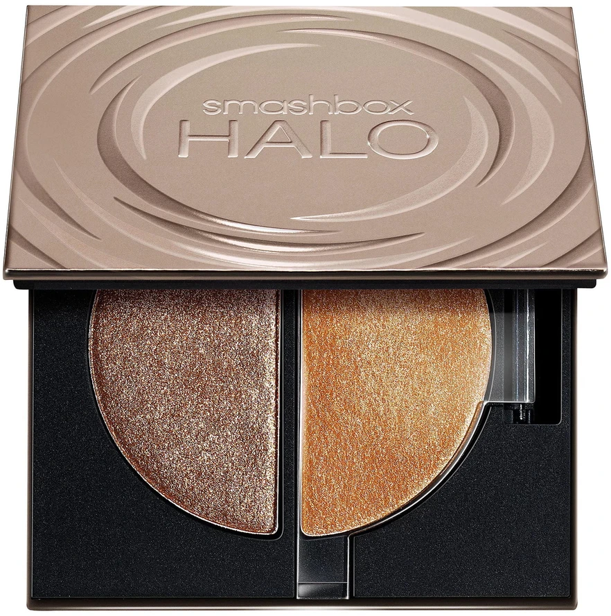 „Smashbox Halo Healthy Glow“ šviesinamųjų šviestuvų paletė „Golden Bronze“, 5 g