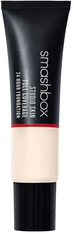 „Smashbox“, „Studio Skin“, intensyviai dengiantis skystas makiažo pagrindas, 0.2, labai šviesi, šilta - persikinė, 30 ml