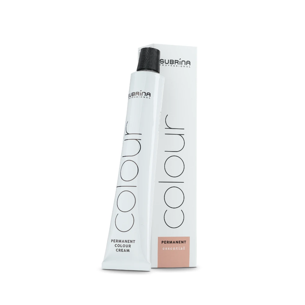 Subrina Professional 7/7 plaukų dažų tūbelė ir dėžutė