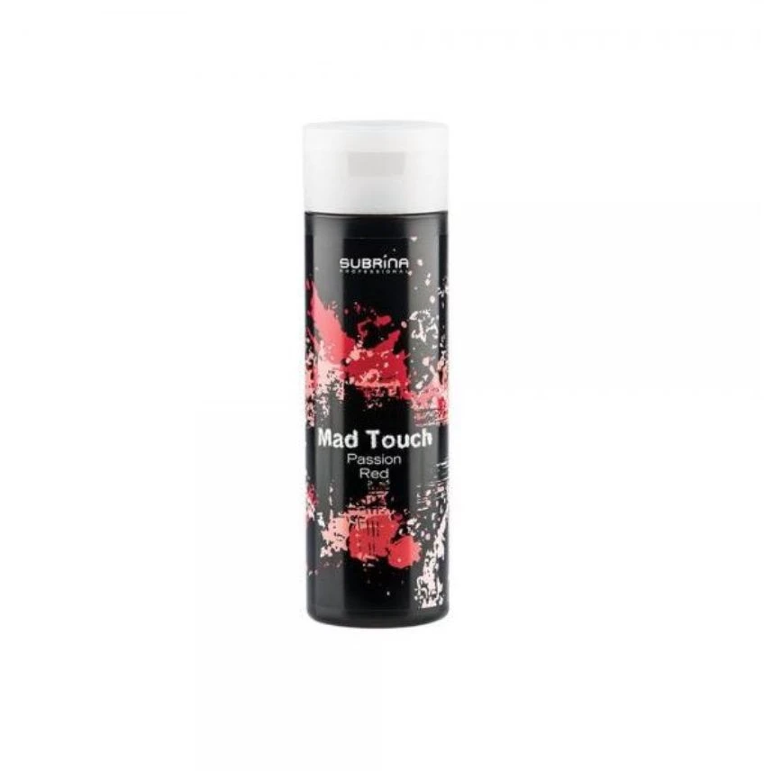 Subrina Professional, „Mad Touch“, be oksidantų ir amoniako, plaukų dažymo gelis, tiesioginiam dažymui, „Passion Raudona“, 200 ml