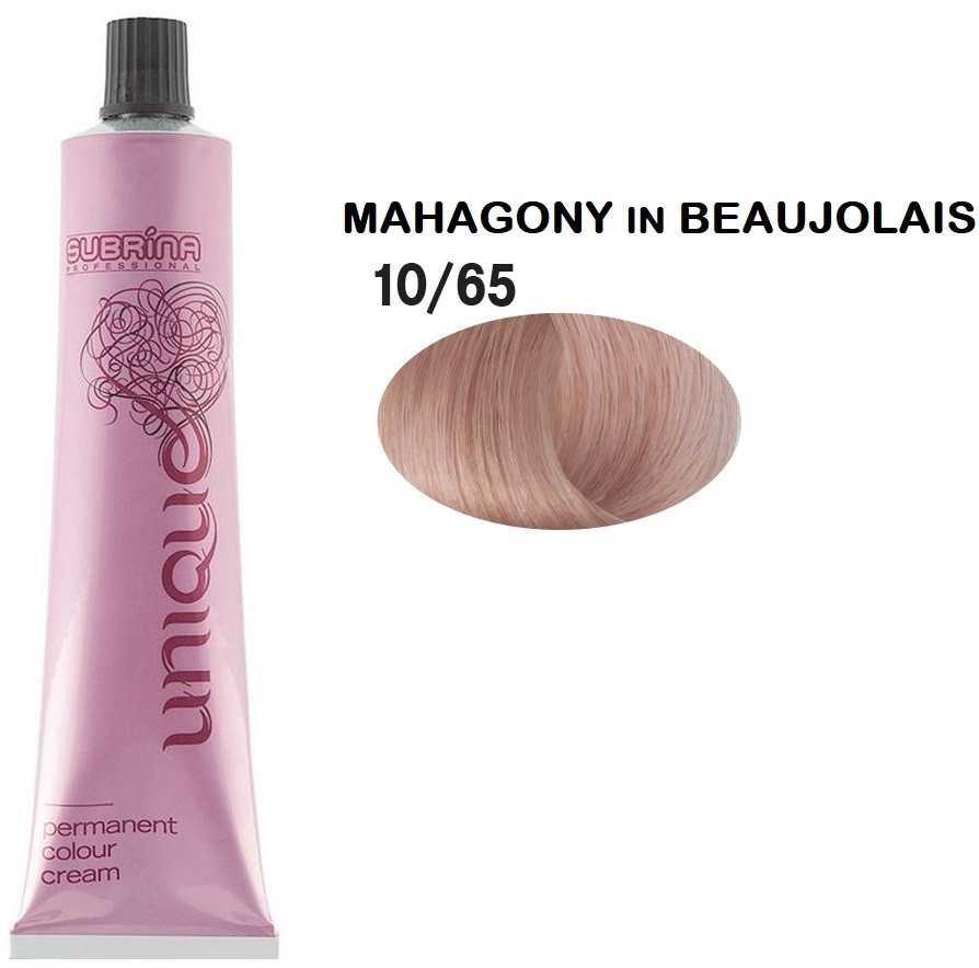 Subrina Professional, Unique, Permanent Hair Dye, 10 / 65 Light Skirtas ...
