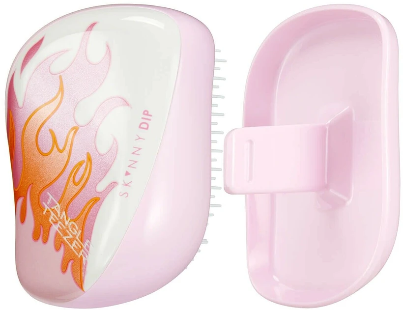 „Tangle Teezer“, kompaktiškas formavimo įrankis, plaukų iššukavimo priemonė, „Dip Flames“