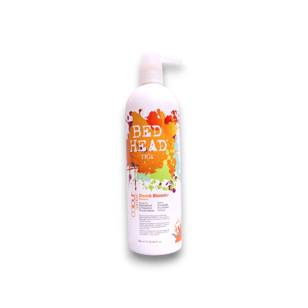 Tigi Bed Head Dumb Skirtas šviesiems plaukams Hair Šampūnas For Spalvą išsaugantis, 750 ml