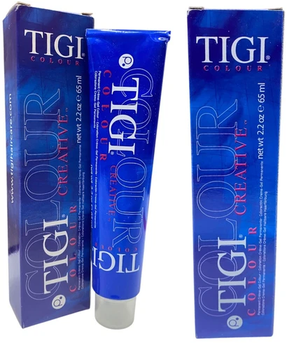 Tigi Bed Head Tigi Colour Creative Permanent Hair Dye 6/07 Dark Natural Ash Skirtas šviesiems plaukams, 60 ml