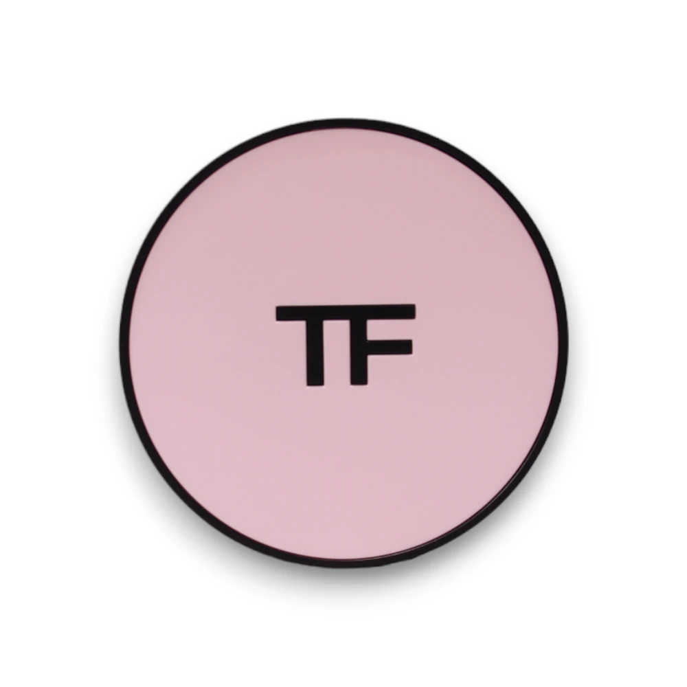 Tom Ford Rose Prick tuščia pudros makiažo pagrindo plastikinė kompaktinė dėžutė, rožinė