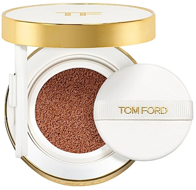 Tom Ford, „Soleil Glow Tone Up“ kompaktiškas makiažo pagrindas, 9.0, gili bronzinė spalva, SPF 40, papildymas, 12 g