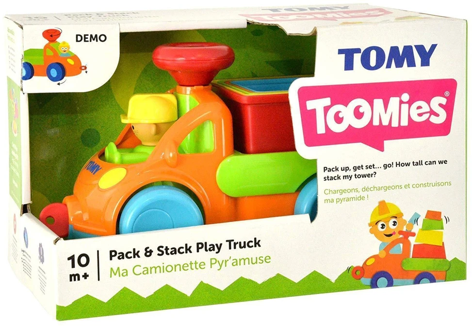 Tomy, Toomies, Automobilių žaidimų rinkinys, sudedamas žaislas su garsais, berniukams