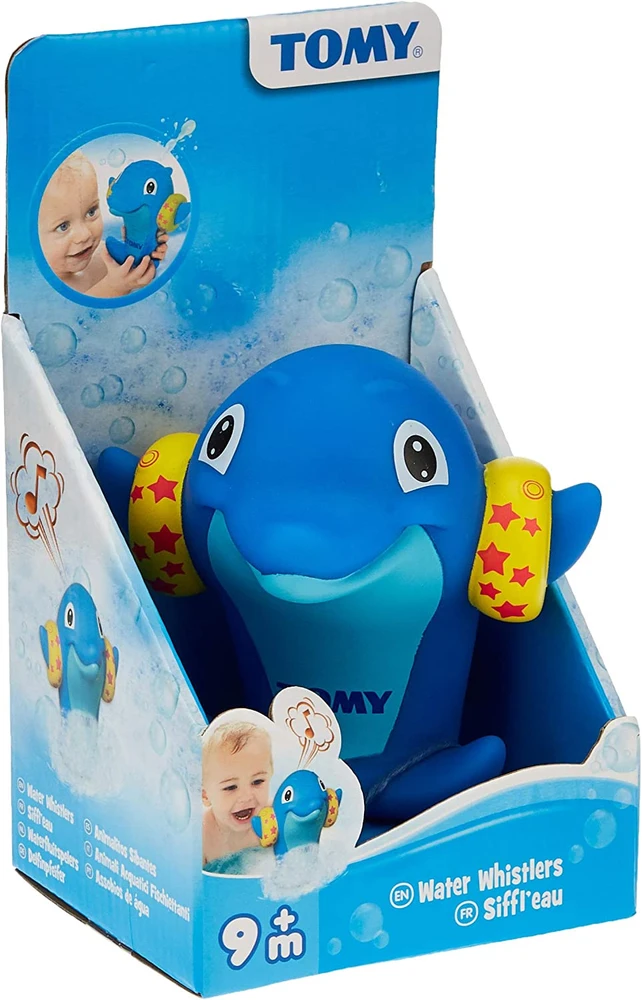 Tomy, Toomies, Vanduo Whistlers Siffl`Eau, Bath Dolphin, unisex, 9+ mėnesių