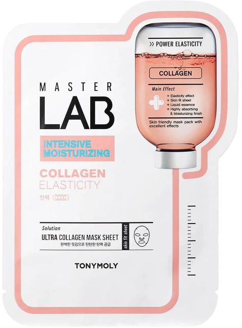Tony Moly TonyMoly, Master Lab, Kolageno, Stangrinanti, Lakštinė Kaukė Veidui, 19 g