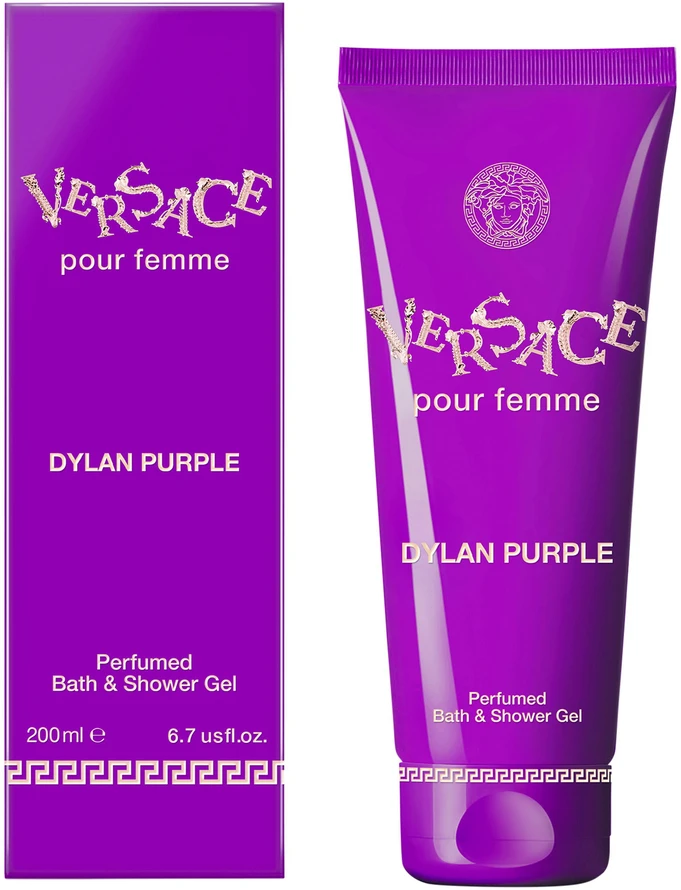 Vonios ir dušo želė Versace Dylan Purple Pour Femme, 200 ml