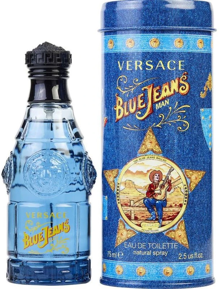 Kvepalai vyrams Versace Blue Jeans EDT, 75 ml