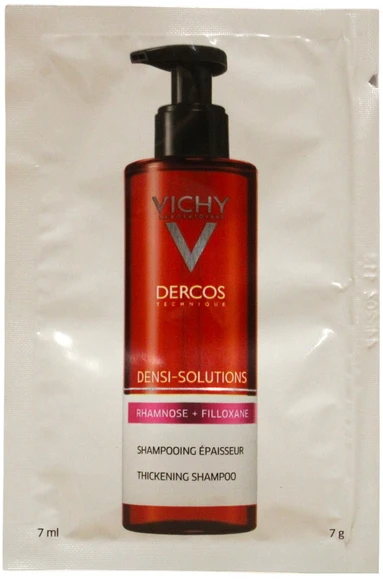 Vichy, Dercos, Plaukų šampūnas, Atgaivinimui, 7 ml *Mėginys