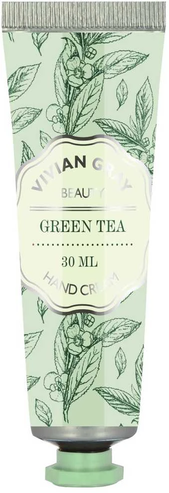 Vivian Gray Naturals Žalias Tea Hydrating Hand Kreminis rankų kremas, 30 ml