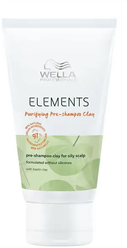 Valantis molis riebiai galvos odai Wella Elements Pre Šampūnas Clay 70ml