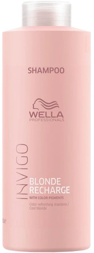 Wella Professionals Invigo Skirtas šviesiems plaukams Recharge Color Pigments Hair Colour Šampūnas For Skirtas šviesiems plaukams Hair Cool Skirtas šviesiems plaukams, 1000 ml