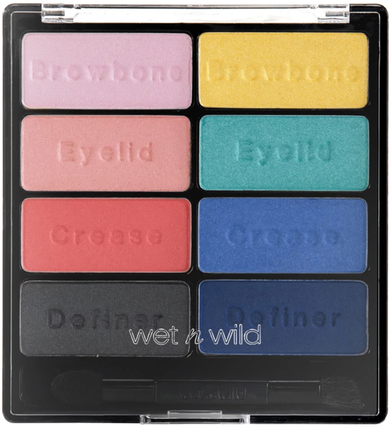 „Wet n Wild Color Icon“ akių šešėlių paletė E7371, vaikų spalvos, 8 atspalviai, 6 g