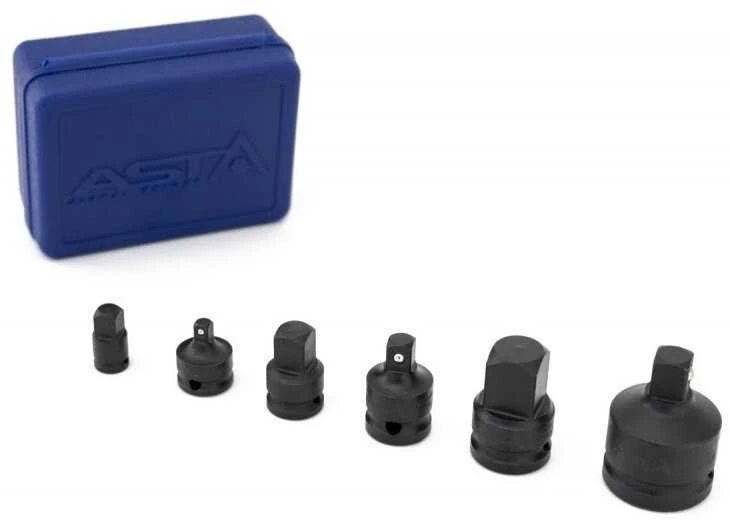 Asta Adapterių galvutėms smūginių rinkinys 6 dalių