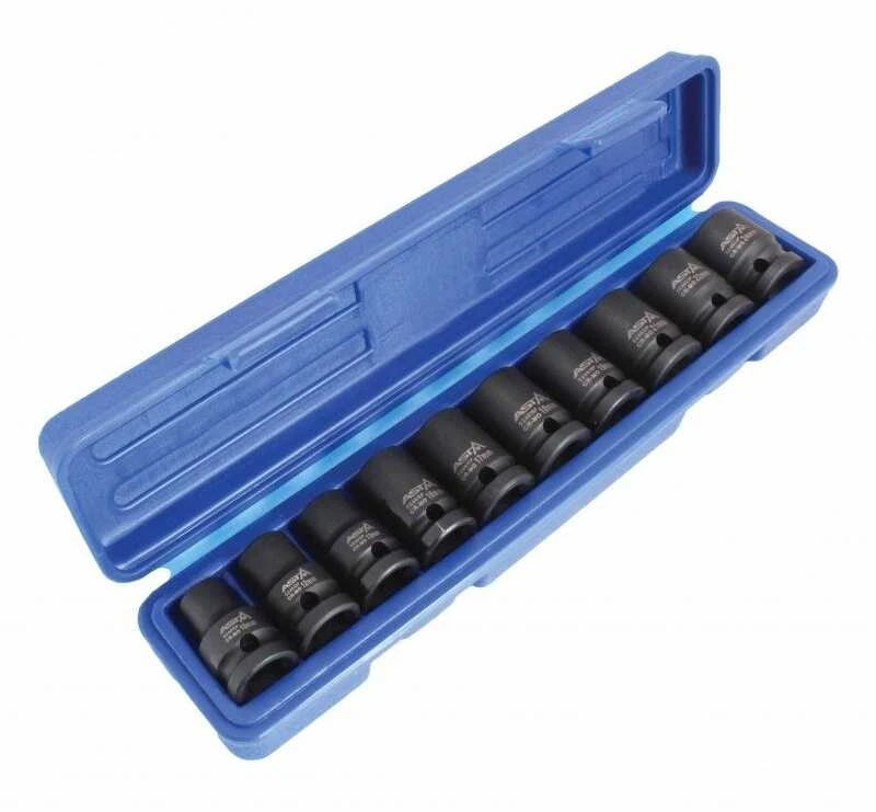 ASTA 1/2 "IMPACT SOCKET RINKINYS - 10vnt (10-11-12-13-14-17-19-21-22-24)