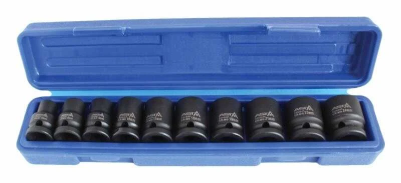 ASTA 1/2 "IMPACT SOCKET RINKINYS - 10vnt (10-11-12-13-14-17-19-21-22-24)