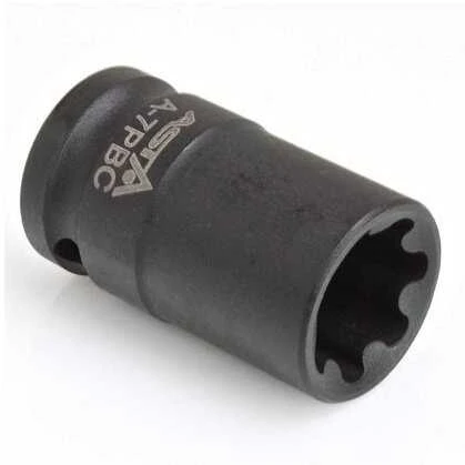 Asta Galvutė speciali 1/2" 7-kampė 22mm stabdžių suportų remontui