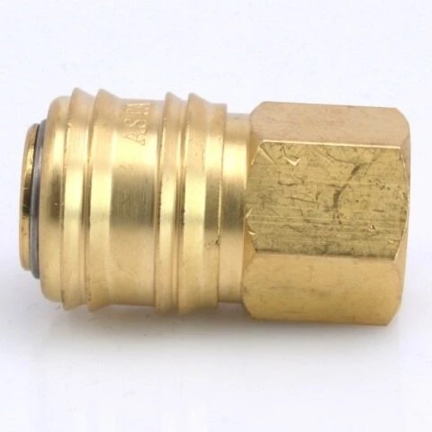 Asta Jungtis greito jungimo lizdas vidinis sriegis 1/4"F BRASS