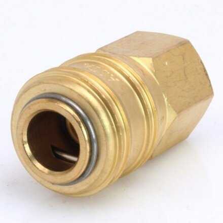 Asta Jungtis greito jungimo lizdas vidinis sriegis 1/4"F BRASS