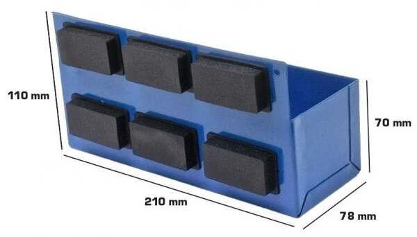 Asta Magnetinė dėžė įrankiams 210x75x70mm