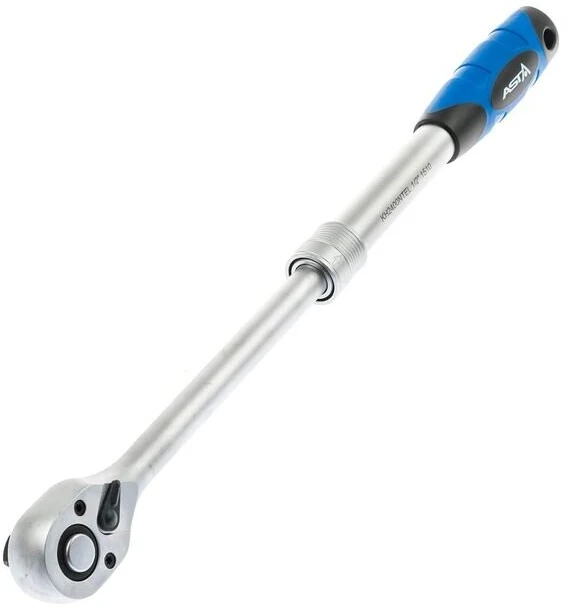 Asta Terkšlė galvutėms 1/2" teleskopinė 330-490mm 72 dantų